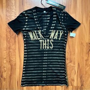 The Saints Sinphony short sleeve tee 🔥 NWT 🔥 Y2K 🔥 metal studs 🔥 large